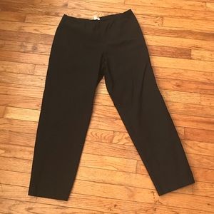 Eileen Fisher pull on straight leg trouser pants